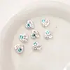 Acrílico Imitación Perla Chapado Mapei Diamante Accesorios Pequeños Cuentas Sueltas Hecho a Mano DIY Pulsera con Cuentas Material para Accesorios de Joyería