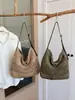 Bolsa de Palha Tecida Fashion com Recortes Simples para Mulheres 2026 Verão Grande Capacidade Estilo Vintage de Férias Bolsa de Ombro para Praia