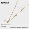 Collar de Acero Inoxidable con Colgante de Circonita de Trébol de Cuatro Hojas Transfronterizo, Chapado en Oro de 18 Quilates, No se Desvanece, Joyería de Lujo Ligero de Alta Gama para Mujeres