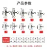 Conector giratorio en forma de anillo de tres vías para aparejos de pesca, pesca en el mar, pesca con señuelos, artículos de pesca estilo japonés, accesorios de pesca de tres vías