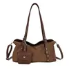 Bolso vintage grande para mujer, nuevo bolso cruzado casual de principios de otoño 2026, bolso tipo almohada texturizado para hombro o axila para el trabajo