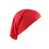 Stock Listo de Fábrica Gorro Base de Hiyab de Jersey de Rayón Color Sólido Elástico Tubo de Algodón Mercerizado para Protección contra el Frío y el Viento