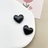 Série de cores macaron superfície brilhante ornamento de coração positivo acessórios capa de celular diy decoração Crocs elástico de cabelo presilha de cabelo materiais