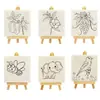 Cavalete e Moldura para Pintura de Grafite Infantil Transfronteiriço Conjunto de Quadro para Colorir DIY Pré-Escolar