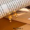 Pendientes de Perla Barroca Estilo Medieval, Pendientes de Lujo Ligero y Gama Alta, Pinzas para Orejas y Pendientes de Borla de Nicho Inspirados en el Diseño