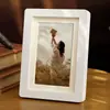 Personalização de Mesa para Porta-Retratos, Lavagem e Impressão de Fotos para Fazer Álbum de Fotos, Enfeites de Moldura Vazia, Suporte de Exibição de 6 Polegadas 8 Presente