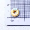 Accesorios de Arte de Uñas de Dibujos Animados de Rosquilla con Lazo de Gatito Color Macarrón Accesorios de Uñas Portátiles Funda para Teléfono Móvil Accesorios de Bricolaje
