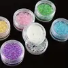 Contas de vidro não porosas pequenas redondas contas DIY transparentes contas mágicas para unhas contas bolha contas bolha em estoque 20g