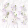 Flor Artificial de Orquídea Narciso com 3 Pétalas Realista de Alta Qualidade Flor para Penteado Coroa de Chapéu de Formatura Material DIY Flores de Casamento
