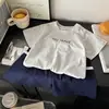 Set de Muñeca de Algodón Puro Ropa de Verano para Niños con Estampado 3D Pantalones Cortos de Bebé Holgados Antibacterianos Ropa de Clase A para Bebés