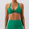 Sujetadores deportivos estilo europeo y americano para mujer, marca privada ODM, ropa interior de fitness para mujer, sujetadores de yoga hechos a medida basados en diseños y muestras proporcionados