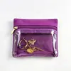 Bolsa Portátil para Armazenamento de Joias Mini Organizador de Pulseiras Brincos Anéis Necessaire de Viagem Porta-Moedas de Viagem