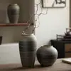 Jarrón de Cerámica Estilo Chino Nuevo de Jingdezhen, Recipiente para Flores Inspirado en Zen, Vitrina, Adorno para Arreglo Floral, Decoración para Hotel y Casa de Huéspedes, Envío Gratis