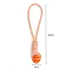 Juguetes para Perros Cuerda Resistente a Mordidas Nudo de Cuerda de Algodón Pequeños, Medianos y Grandes Perros Limpieza de Dientes Molares Nudo de Cuerda Bola Juguetes para Gatos y Perros Venta al por Mayor