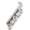 Puerta Deslizante de Casa Personalizada Acero Inoxidable Rueda Deslizante de Nylon para Puerta Colgante Baño Acero Inoxidable Espesado 12 Poleas