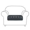 Cross-border Amazon Elastic Sofa Cushion Cover American Style Thicked Sofa Cushion Capa protetora Almofada Única e Dupla Capa Protetora
