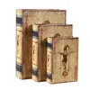 Caja de Almacenamiento Falsa de Libro de Poker Caja de Almacenamiento de Prop de Magia de Libro Artificial Decoración de Acabado para el Hogar Caja de Regalo Adornos