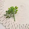 Plantas Aquáticas Artificiais e Acessórios Verdes, Acessórios de Folhas de Plantas Falsas, Materiais DIY para Paisagismo, Decoração de Broche de Eucalipto de Três Galhos