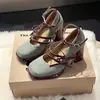 Zapatos de Tacón Alto Estilo Francés Retro Dulces con Suela Roja y Tacón Grueso, Nuevos Zapatos Mary Jane Jk 2026 Primavera y Otoño para Aumentar la Altura en Personas Bajitas
