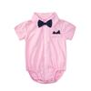 Bebé Transfronterizo Verano Nuevo Estilo Niños Manga Corta Corbata de Moño Harem Recién Nacido Bebé Verano Triángulo Vestido de Gateo
