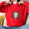 Sudadera de Cuello Redondo con Estampado de Cabeza de Vaca Talla Europea, Top de Moda para Venta al por Mayor en Temu, Amazon y Wish