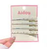 Pinza para el pelo impresa con un toque de alta gama, exquisita pinza de cocodrilo para mujer, adecuada para lavarse la cara, maquillaje, flequillo lateral y peinado