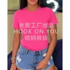 Camisetas lisas de color puro para exportación europea y americana, Camisetas con pedido mínimo de una pieza, Camisetas con cualquier texto y diseño, Exportación directa transfronteriza