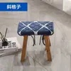 Almofada Pequena Acolchoada Banco Estudante Banquinho para Trocar Sapatos Almofada de Banquinho Baixo Almofada de Assento Antiderrapante Almofada de Banquinho Almofada Retangular Almofada para o Bumbum