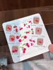 Decorações de Arte para Unhas Cereja Pequena Cristal de Gelo Mais Vendidas Transfronteiriças, Pacote Completo de Acessórios para Unhas Frutas 3D Realistas Estilo Fresco Atacado
