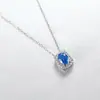 Lámpara Colgante Pag&Mag Diseño de Nicho Plata de Ley Piedra Preciosa Azul Sintética Joyería de Lujo para Fiestas y Uso Diario en Stock