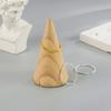 Anillo minimalista de plata de ley S925 con textura de nicho francés Mori para dedo índice y mujer.