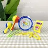 Brinquedo de Percussão Infantil Conjunto de Chocalhos de Mão Instrumento Musical Educacional Precoce para Bebê Combinação de Props Educacionais Interativos Venda por Atacado