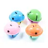 Campana grande de 4 cm pintura dos colores accesorios DIY decoración de collar de perro navideño colgante de llavero materiales hechos a mano