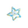 Estilo Universitario Cuadros Estrella de Cinco Puntas Goteo de Aceite Caramelo Color Rombo Pinza para el Cabello Pinza para Flequillo Corazón de Niña Accesorios para el Cabello de Estudiante Borde