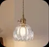 Lámpara colgante de noche de cobre macizo estilo francés con lazo, luz decorativa para entrada, pasillo, barra de bar, lámpara colgante pequeña vintage, etc.