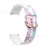 Para Samsung Galaxy watch4 Correa de Reloj de Silicona Impresa 20 mm Correa de Reloj con Estampado de 5 Colores para Samsung watch6 5