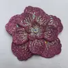Acessórios de Joias com Strass de Camélia Transfronteiriços Flores Tridimensionais de Sapato de Camada Dupla Acessórios para Roupas Acessórios de Broche para Headwear DIY