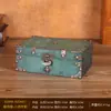 Caja de Almacenamiento de Madera Retro con Cerradura Caja de Contraseña Caja para Cartas Tarjetas Tesoros Caja Pequeña de Madera Almacenamiento Caja de Madera Caja de Sellado