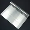 Herramientas de Repostería Placa de Presión Cuadrada de Acero Completo Cuchillo para Cortar Caras (con Medición) Raspador de cinta