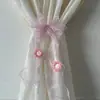 Cuerda de Amarre para Cortina de Malla Romántica de Margaritas de Primavera, Hada, Lazo, Habitación de Princesa, Dormitorio, Pantalla de Ventana, Almacenamiento, Cuerda Nueva