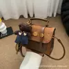 Nova Bolsa de Ombro Estilo Coreano de Alto Valor Nicho para Mulheres Outono 2026, Bolsa Transversal Estilo College Tendência Retrô