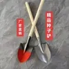 Pala pequeña de acero al manganeso con mango corto para jardinería, plantación de verduras y cavar tierra; Pala de Acero Agrícola Portátil para Exteriores con Cabeza Redonda y Diseño Extra Grueso