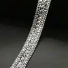Brillantes Pedrería de Cristal Pedrería Hotfix Tiras Adhesivas de Pedrería Decoraciones Caseras DIY Pegatinas de Pedrería Cinta de Pedrería Ropa Zapatos Sombreros Accesorios Materiales