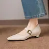 Elegantes Zapatos Mary Jane de Tacón Bajo ~3.5Cm para Mujer, Nuevo Modelo 2026, Correa Única, Tallas 33-43, Tallas Grandes Transfronterizas