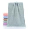 Toalla de vellón coral de alta densidad, gruesa, suave, absorbente, de microfibra de color sólido, para limpieza facial, regalo