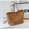 Bolsa Tote para Clase de Estudiante para Mujer 2024 Nueva Moda Temperamento Bolso de Hombro Gran Capacidad Bolsa de Trabajo Casual