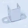 Accesorios para Barandillas, Conectores, Marcos de Soporte, Barandillas de Balcón, Sujetadores para Tubo Cuadrado, Clips en Forma de U, Abrazaderas de Tubería Montadas en Pared, Arte en Hierro, Acero Galvanizado