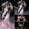 Estilo Sirena Antiguo Accesorio para el Cabello Chino Corona para el Cabello Borla Accesorio para el Cabello de Hada Gancho para la Oreja Accesorio para el Cabello Set Súper Hada Alto Valor de Apariencia
