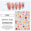 Adesivos de Arte para Unhas Ano Novo 2026 Boa Sorte Fique Rico Festival da Primavera Fogos de Artifício Folha de Ouro Desenho Animado Decoração de Unhas Adesivos Atacado