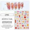 2026 Ano Novo Folha de Ouro Desenho Animado Decorações para Unhas Atacado Boa Sorte Fique Rico Festival da Primavera Fogos de Artifício Adesivos de Decoração para Unhas